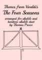 Book cover: Themes from Vivaldi's The Four Seasons arranged for ukulele and baritone ukulele duet